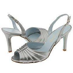 Cynthia Rowley Sorvino Silver Metallic Kid