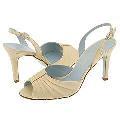 Cynthia Rowley Sorvino Champagne Satin/Crystal Buckle
