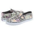 Vans Kids Classic Slip-On™ (Toddler/Youth) Plaid Skulls/Gargoyle/Chintz Rose/Regal Orchard