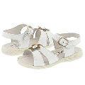 rsvp Kids 7116 (Infant/Toddler) White Leather With Gold Flowers
