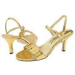 Bouquets Jackie Gold Snake Leather