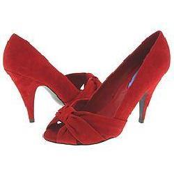 Fitzwell Verna Red Suede
