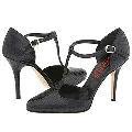 KORS Michael Kors Lido Black Metallic(Size 8 M)