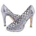 J Lo Lace Pewter Leather