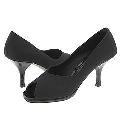 Vaneli Heilwid Black Pesca Fab W/Black Patent