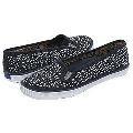 Keds Champion Mini Slip On Studs Navy Canvas Studs