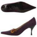 Me Too Women's Plum Suede Heels