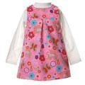 Flapdoodles Pink Floral Baby Girl's Outfit