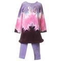 Flapdoodles Girl's Tie-dye Pants Set