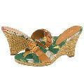 AK Anne Klein Hagan Dark Green Multi/Medium Natural Fabric