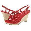 AK Anne Klein Halliday Dark Red/White Fabric