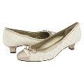 AK Anne Klein Marsela Ivory/Gold Leather
