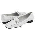 AK Anne Klein Gilman White Leather