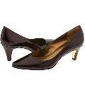 AK Anne Klein Paisley Burgundy Patent