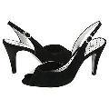 AK Anne Klein Halima Black/Silver Suede