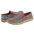 J. Shoes Court Stripe Fabric Brown-Green