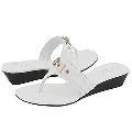 AK Anne Klein Merci White Leather