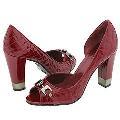 AK Anne Klein Collie Dark Red/Dark Red Leather