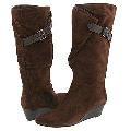 Nine West Yoursocute Dark Brown Suede