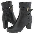 Nine West Mirrored Black Leather