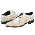 Stacy Adams Dayton - Wingtip Ivory Croco Print Leather