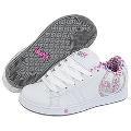 DVS Shoe Company Vendetta W White Leather Diamond Print