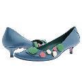 Irregular Choice Button Moon Blue Leather