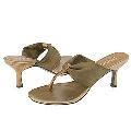 Moda Spana Oakes Olive Metallic Fabric/Bronze Kid