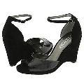 Moda Spana Fiona Black Eel/Suede