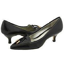 Circa Joan & David Trisha Black Leather/Black Patent