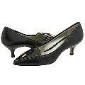 Circa Joan & David Trisha Black Leather/Black Patent