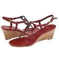 Circa Joan & David Loyal Dark Red Leather
