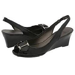 Circa Joan & David Liliana Black/Black Leather