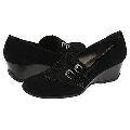 Circa Joan & David Tealuck Black/Black Suede