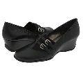Circa Joan & David Tealuck Black/Black Leather