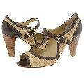 Enzo Angiolini Grieta Dark Brown/Natural Leather