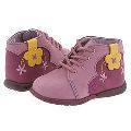 babybotte Folk (Infant/Toddler) Mauve Nubuck/Amethyst Skin Leather