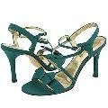 Exchange by Charles David Frenetic Green Satin