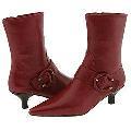 Circa Joan & David Gamlen Dark Red Leather(Size 6.5 M)