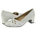 Trotters Bracey White/White Patent