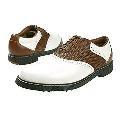 Tommy Bahama Thunderbird White W/Cognac Loafers (Size 8)