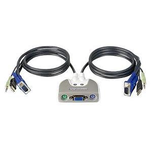 Iogear MiniView Micro USB Audio KVM Switch