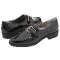 AK Anne Klein Leone Black Patent Loafers