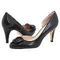 AK Anne Klein Bridget Black Leather Pumps/Heels
