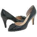 AK Anne Klein Bridget Teal Snake Print Pumps/Heels