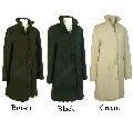 Nicole Women's Cashmere Blend Ruffled Coat