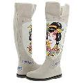 Ed Hardy Women's Snowblazer Stones White Boots