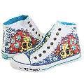 Ed Hardy Highrise White Athletic Shoes