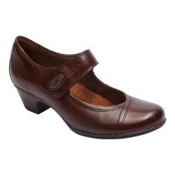 Women's Cobb Hill Abigail Mary Jane Brown Leather Women's Cobb Hill Abigail Mary Jane Brown Leather