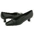 Vaneli Reseda Black Calf With Matching Mor Print Pumps/Heels